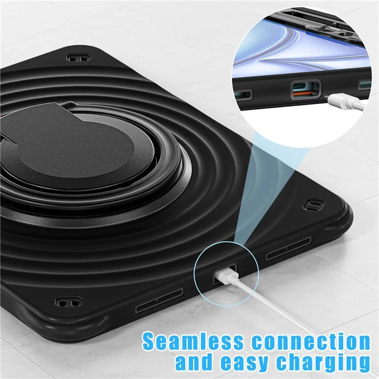 For iPad Air 11 (2024) / Air (2022) / (2020) / iPad Pro 11 (2022) / (2021) / (2020) / (2018) Case Hand Grip Kickstand Tablet Cover