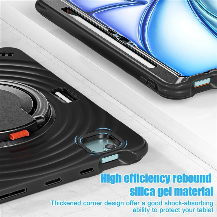 For iPad Air 11 (2024) / Air (2022) / (2020) / iPad Pro 11 (2022) / (2021) / (2020) / (2018) Case Hand Grip Kickstand Tablet Cover