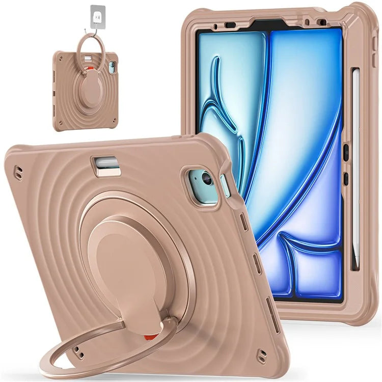 For iPad Air 11 (2024) / Air (2022) / (2020) / iPad Pro 11 (2022) / (2021) / (2020) / (2018) Case Hand Grip Kickstand Tablet Cover