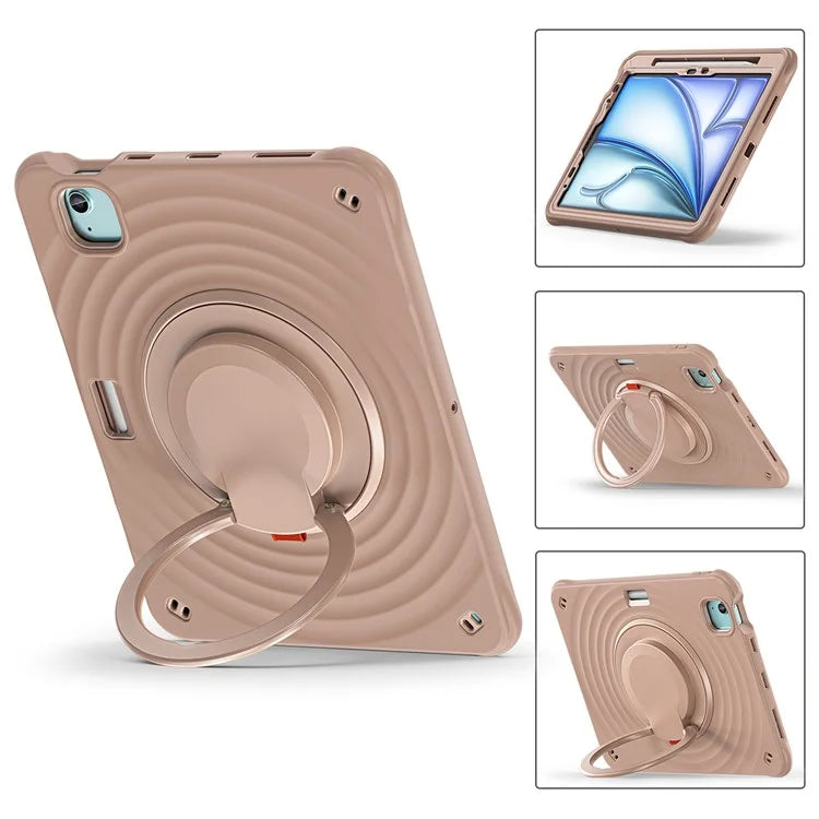 For iPad Air 11 (2024) / Air (2022) / (2020) / iPad Pro 11 (2022) / (2021) / (2020) / (2018) Case Hand Grip Kickstand Tablet Cover