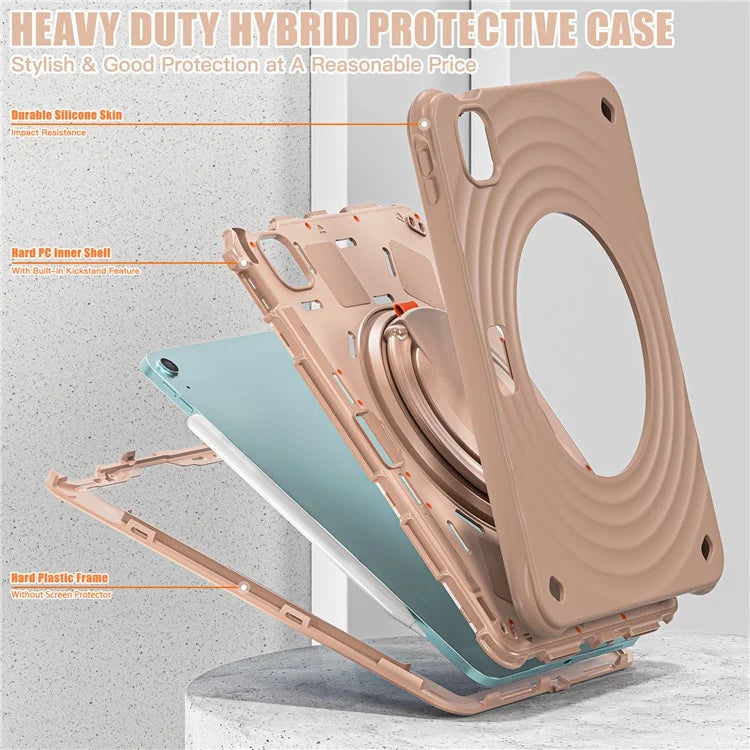 For iPad Air 11 (2024) / Air (2022) / (2020) / iPad Pro 11 (2022) / (2021) / (2020) / (2018) Case Hand Grip Kickstand Tablet Cover