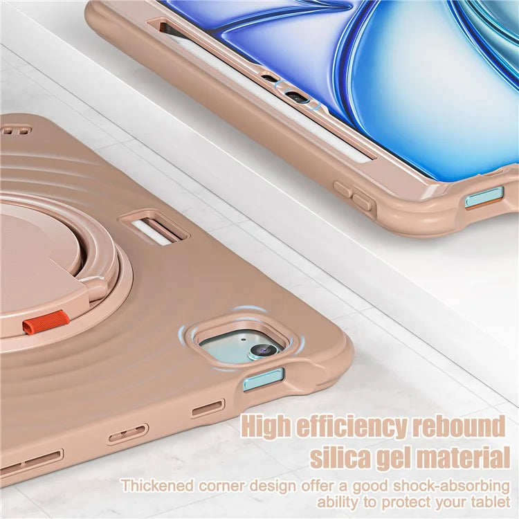 For iPad Air 11 (2024) / Air (2022) / (2020) / iPad Pro 11 (2022) / (2021) / (2020) / (2018) Case Hand Grip Kickstand Tablet Cover