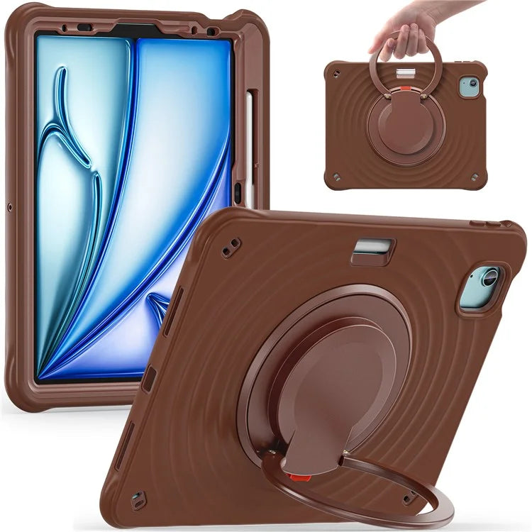 For iPad Air 11 (2024) / Air (2022) / (2020) / iPad Pro 11 (2022) / (2021) / (2020) / (2018) Case Hand Grip Kickstand Tablet Cover