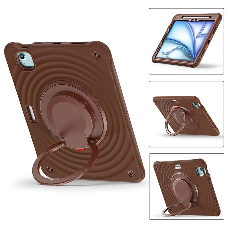 For iPad Air 11 (2024) / Air (2022) / (2020) / iPad Pro 11 (2022) / (2021) / (2020) / (2018) Case Hand Grip Kickstand Tablet Cover