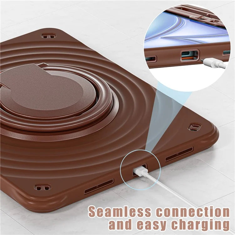 For iPad Air 11 (2024) / Air (2022) / (2020) / iPad Pro 11 (2022) / (2021) / (2020) / (2018) Case Hand Grip Kickstand Tablet Cover