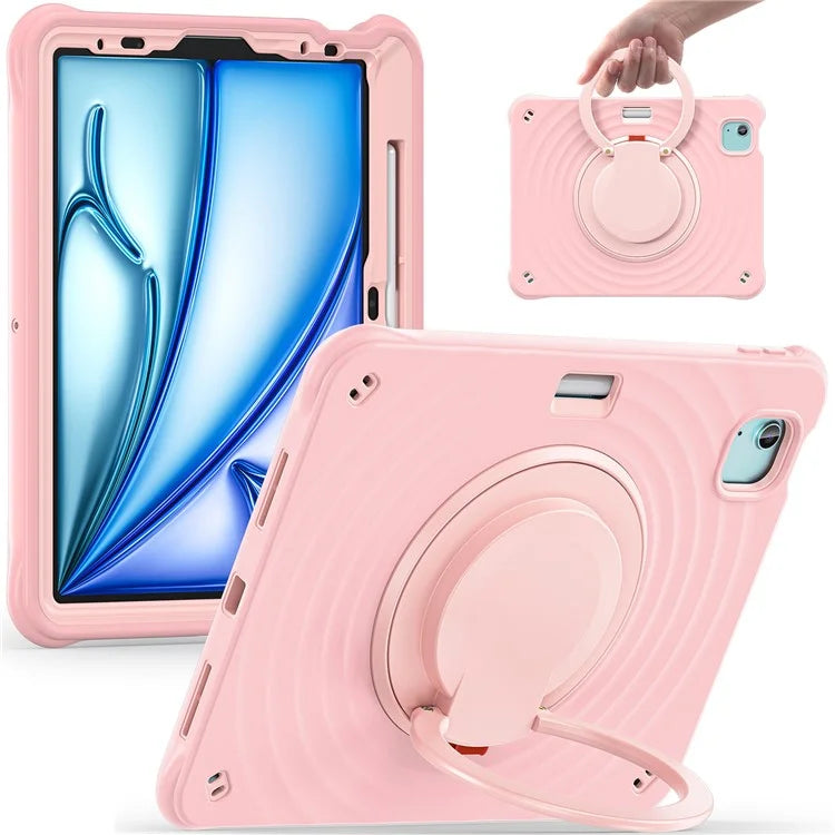 For iPad Air 11 (2024) / Air (2022) / (2020) / iPad Pro 11 (2022) / (2021) / (2020) / (2018) Case Hand Grip Kickstand Tablet Cover