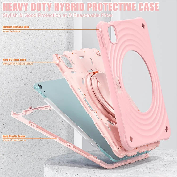 For iPad Air 11 (2024) / Air (2022) / (2020) / iPad Pro 11 (2022) / (2021) / (2020) / (2018) Case Hand Grip Kickstand Tablet Cover