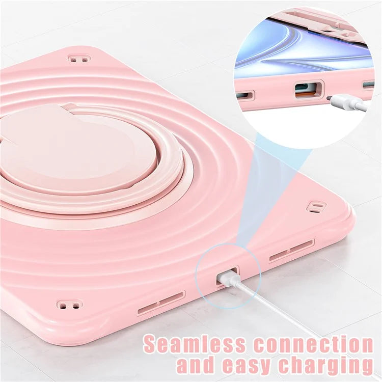 For iPad Air 11 (2024) / Air (2022) / (2020) / iPad Pro 11 (2022) / (2021) / (2020) / (2018) Case Hand Grip Kickstand Tablet Cover