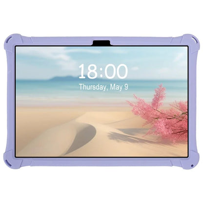 For Samsung Galaxy Tab A9+ X216 Case Rotatable Kickstand Cute Cartoon Silicone Tablet Cover with Lanyard