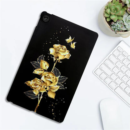For Lenovo Tab M10 Plus (3rd Gen) TPU Case Pattern Printing Slim Tablet Protective Cover