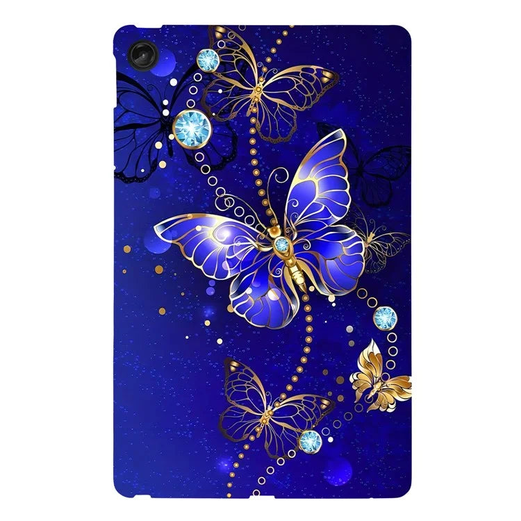 For Lenovo Tab M10 Plus (3rd Gen) TPU Case Pattern Printing Slim Tablet Protective Cover