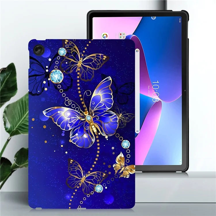 For Lenovo Tab M10 Plus (3rd Gen) TPU Case Pattern Printing Slim Tablet Protective Cover