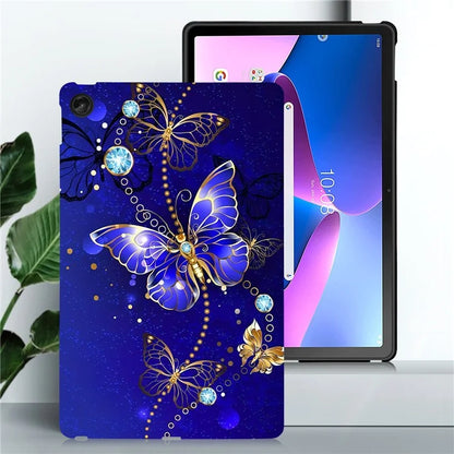 For Lenovo Tab M10 Plus (3rd Gen) TPU Case Pattern Printing Slim Tablet Protective Cover