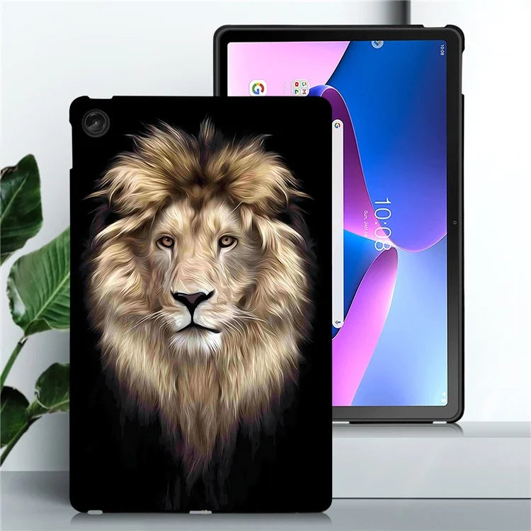 For Lenovo Tab M10 Plus (3rd Gen) TPU Case Pattern Printing Slim Tablet Protective Cover