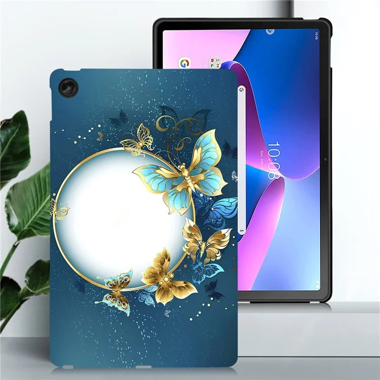 For Lenovo Tab M10 Plus (3rd Gen) TPU Case Pattern Printing Slim Tablet Protective Cover