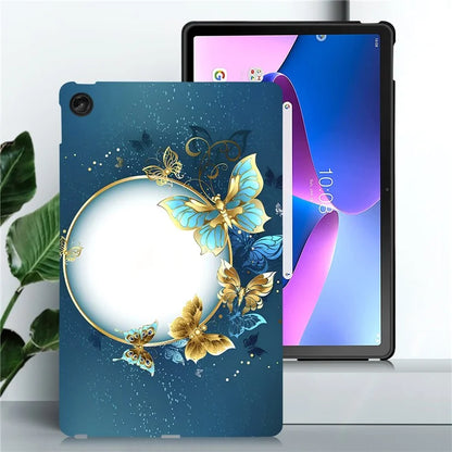 For Lenovo Tab M10 Plus (3rd Gen) TPU Case Pattern Printing Slim Tablet Protective Cover