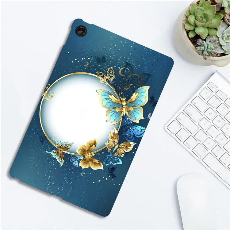 For Lenovo Tab M10 Plus (3rd Gen) TPU Case Pattern Printing Slim Tablet Protective Cover