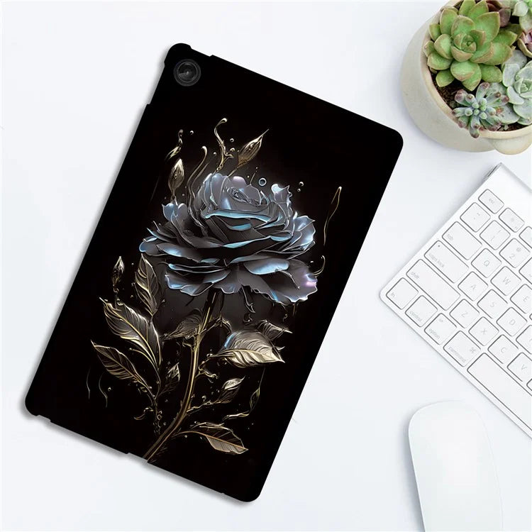 For Lenovo Tab M10 Plus (3rd Gen) TPU Case Pattern Printing Slim Tablet Protective Cover