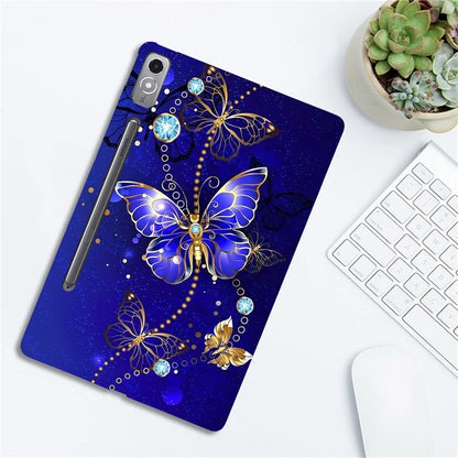 For Lenovo Tab P12 TPU Case Pattern Printing Slim Tablet Protective Cover