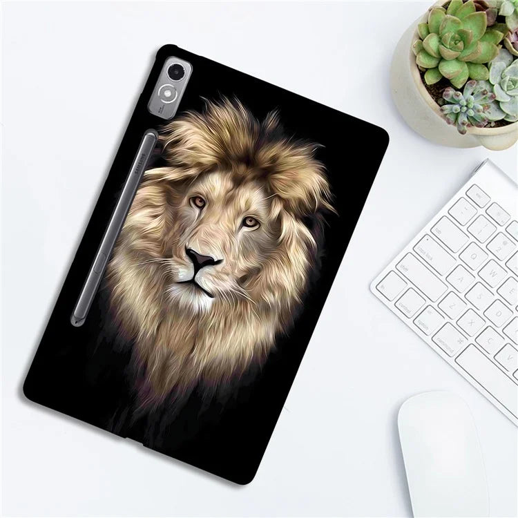 For Lenovo Tab P12 TPU Case Pattern Printing Slim Tablet Protective Cover