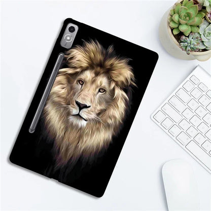 For Lenovo Tab P12 TPU Case Pattern Printing Slim Tablet Protective Cover