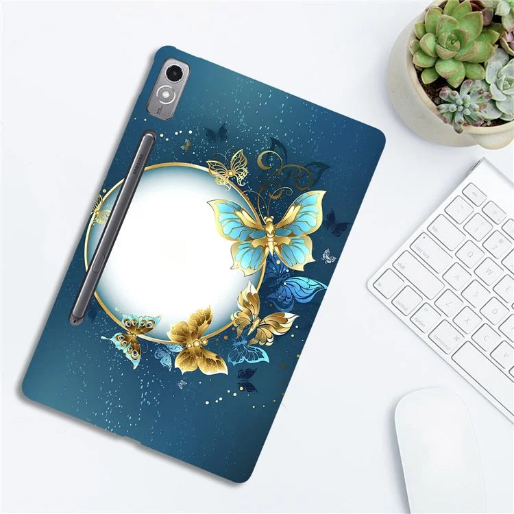 For Lenovo Tab P12 TPU Case Pattern Printing Slim Tablet Protective Cover
