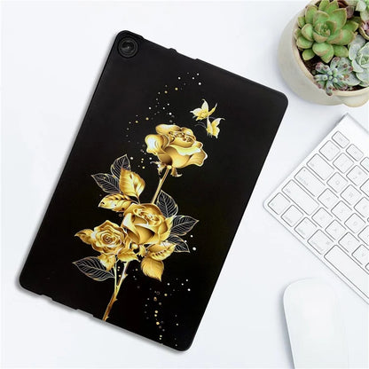 For Lenovo Tab M10 (Gen 3) TPU Case Pattern Printing Slim Tablet Protective Cover