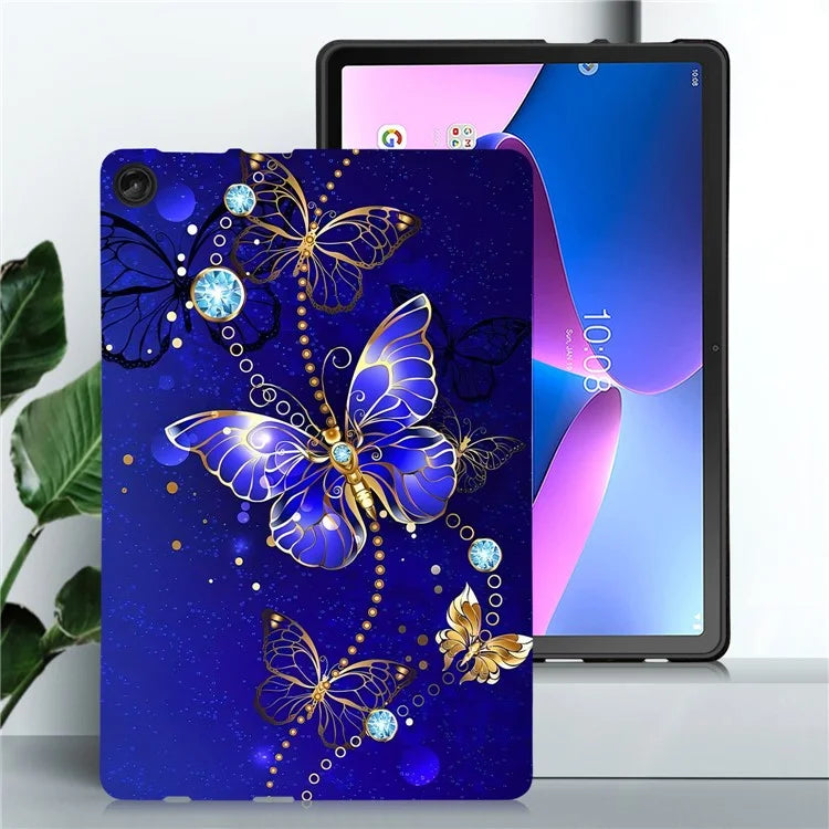 For Lenovo Tab M10 (Gen 3) TPU Case Pattern Printing Slim Tablet Protective Cover