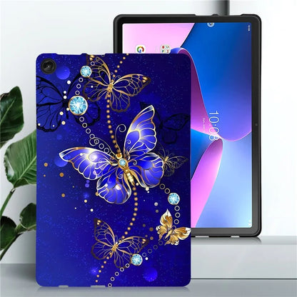 For Lenovo Tab M10 (Gen 3) TPU Case Pattern Printing Slim Tablet Protective Cover