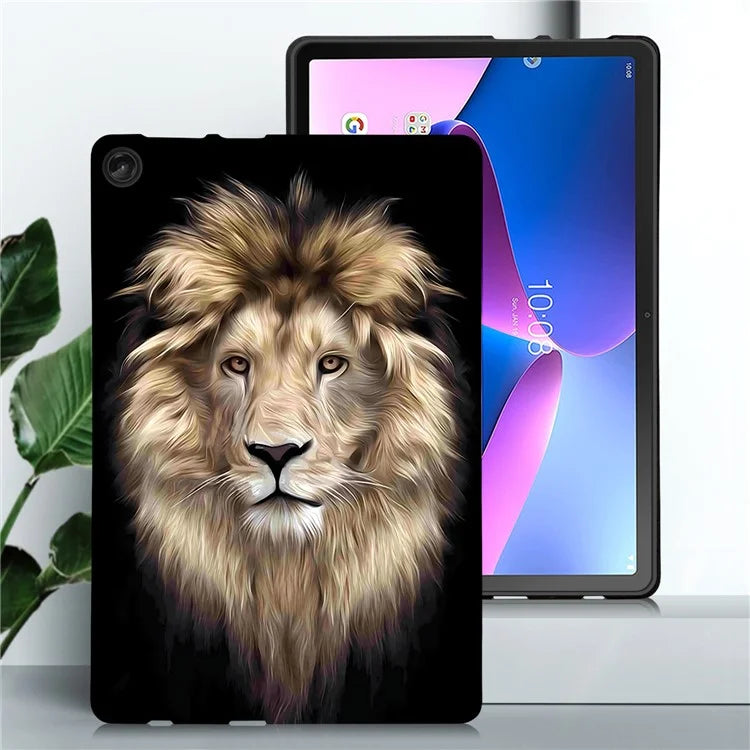 For Lenovo Tab M10 (Gen 3) TPU Case Pattern Printing Slim Tablet Protective Cover