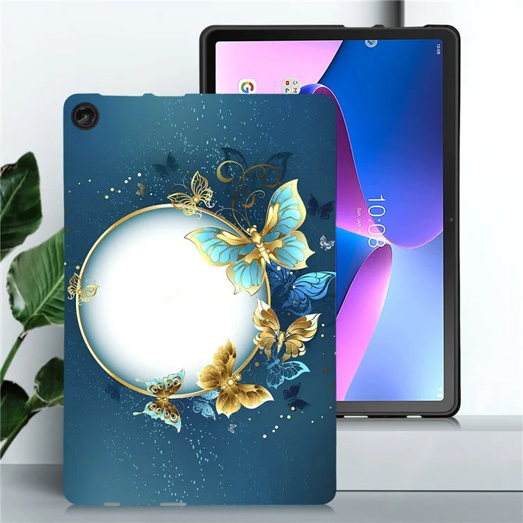 For Lenovo Tab M10 (Gen 3) TPU Case Pattern Printing Slim Tablet Protective Cover