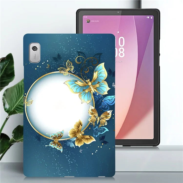For Lenovo Tab M9 TPU Case Pattern Printing Slim Tablet Protective Cover