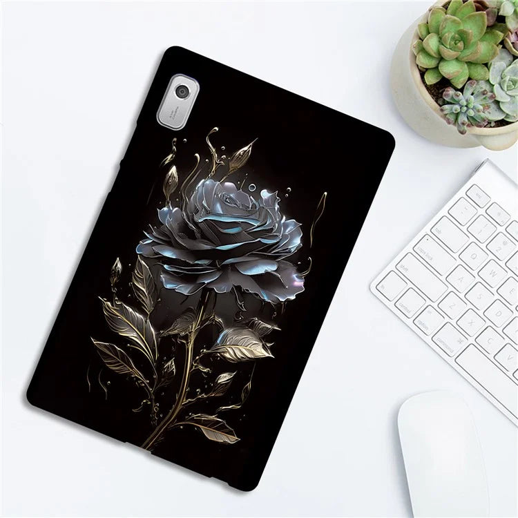 For Lenovo Tab M9 TPU Case Pattern Printing Slim Tablet Protective Cover