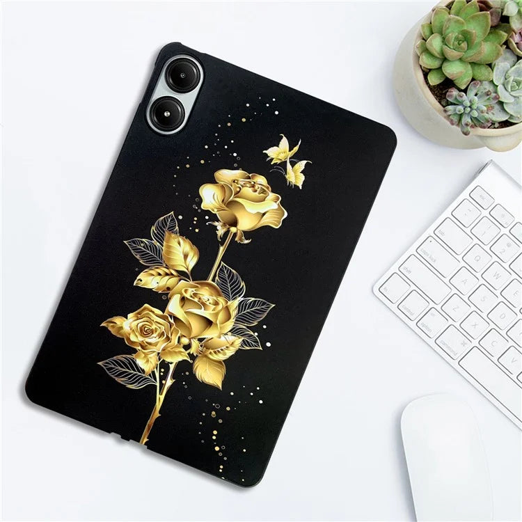 For Xiaomi Redmi Pad Pro 5G  /  Pad Pro  /  Poco Pad TPU Case Pattern Printing Slim Tablet Protective Cover
