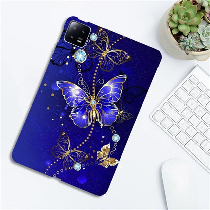 For Xiaomi Pad 6 TPU Case Pattern Printing Slim Tablet Protective Cover