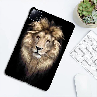 For Xiaomi Pad 6 TPU Case Pattern Printing Slim Tablet Protective Cover