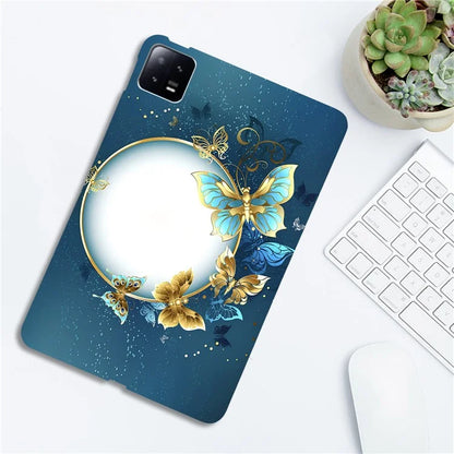 For Xiaomi Pad 6 TPU Case Pattern Printing Slim Tablet Protective Cover