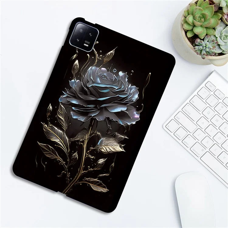 For Xiaomi Pad 6 TPU Case Pattern Printing Slim Tablet Protective Cover
