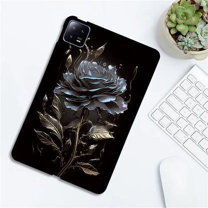 For Xiaomi Pad 6 TPU Case Pattern Printing Slim Tablet Protective Cover