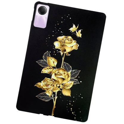 For Xiaomi Redmi Pad SE TPU Case Pattern Printing Slim Tablet Protective Cover