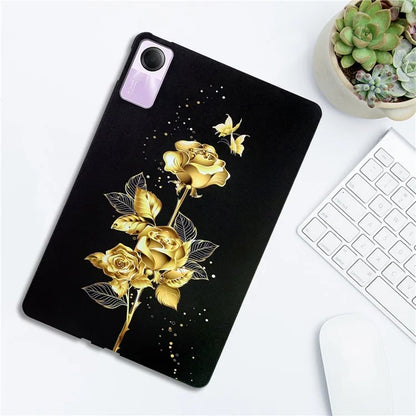 For Xiaomi Redmi Pad SE TPU Case Pattern Printing Slim Tablet Protective Cover