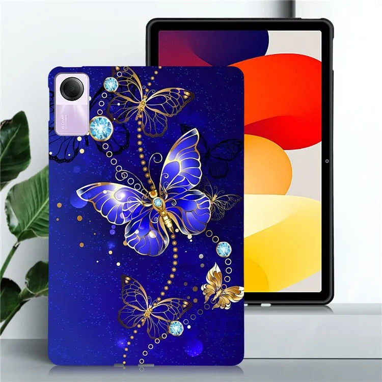 For Xiaomi Redmi Pad SE TPU Case Pattern Printing Slim Tablet Protective Cover