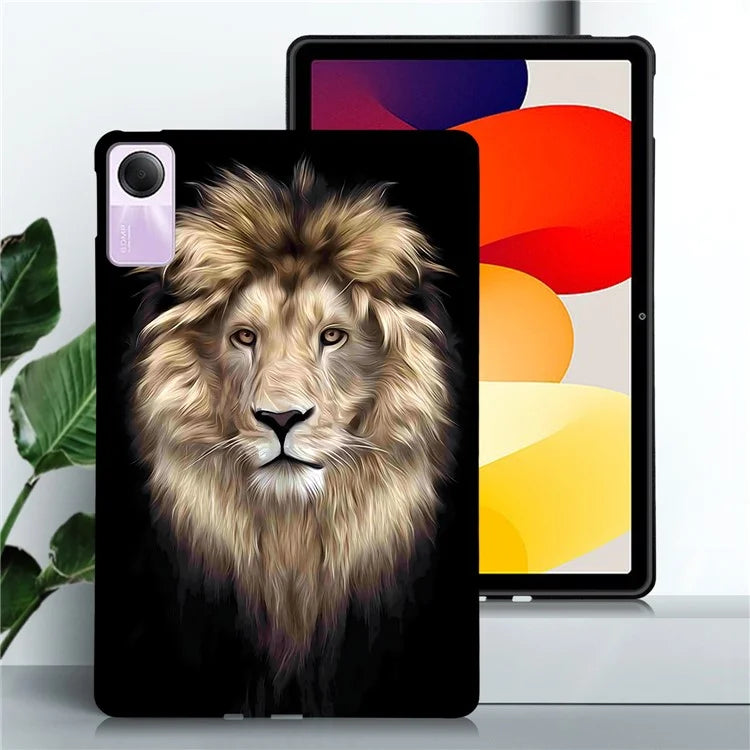 For Xiaomi Redmi Pad SE TPU Case Pattern Printing Slim Tablet Protective Cover