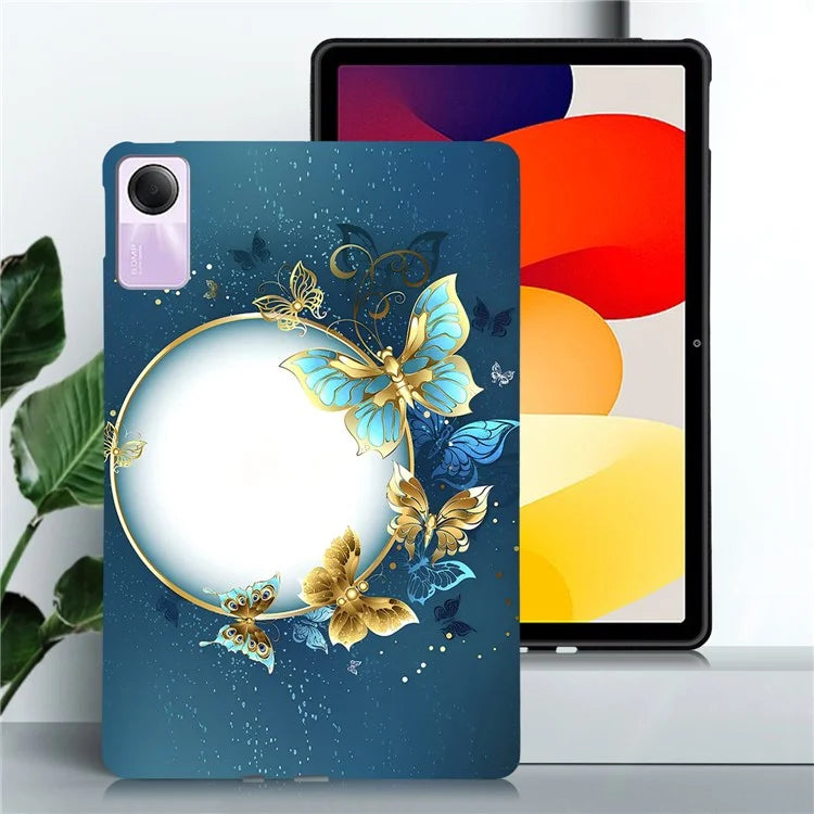 For Xiaomi Redmi Pad SE TPU Case Pattern Printing Slim Tablet Protective Cover