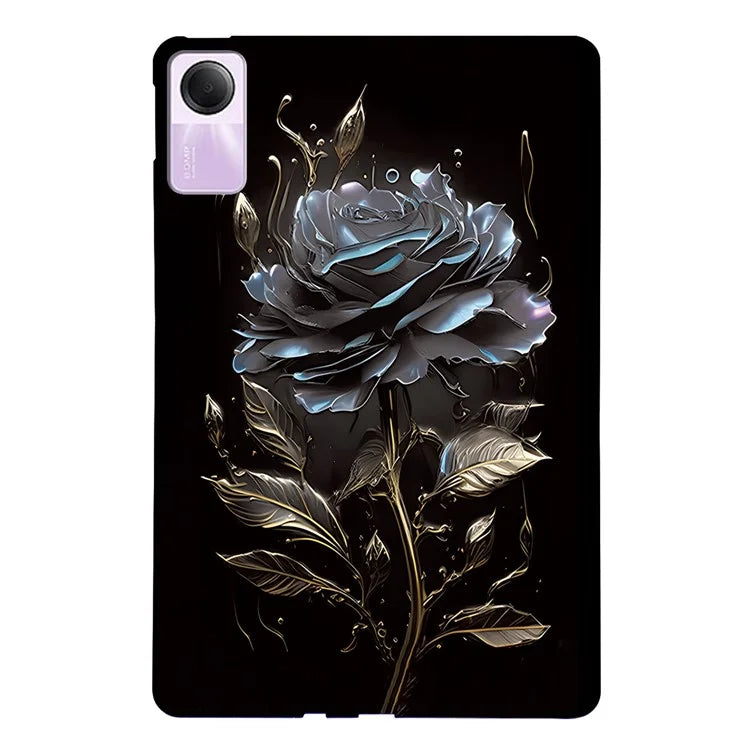 For Xiaomi Redmi Pad SE TPU Case Pattern Printing Slim Tablet Protective Cover