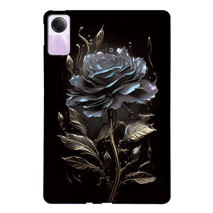 For Xiaomi Redmi Pad SE TPU Case Pattern Printing Slim Tablet Protective Cover