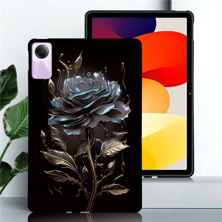 For Xiaomi Redmi Pad SE TPU Case Pattern Printing Slim Tablet Protective Cover