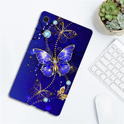 For Samsung Galaxy Tab A7 Lite 8.7-inch TPU Case Pattern Printing Slim Tablet Protective Cover