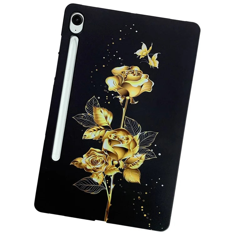 For Samsung Galaxy Tab S9 FE  /  Tab S9 TPU Case Pattern Printing Slim Tablet Protective Cover