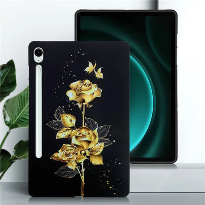 For Samsung Galaxy Tab S9 FE  /  Tab S9 TPU Case Pattern Printing Slim Tablet Protective Cover